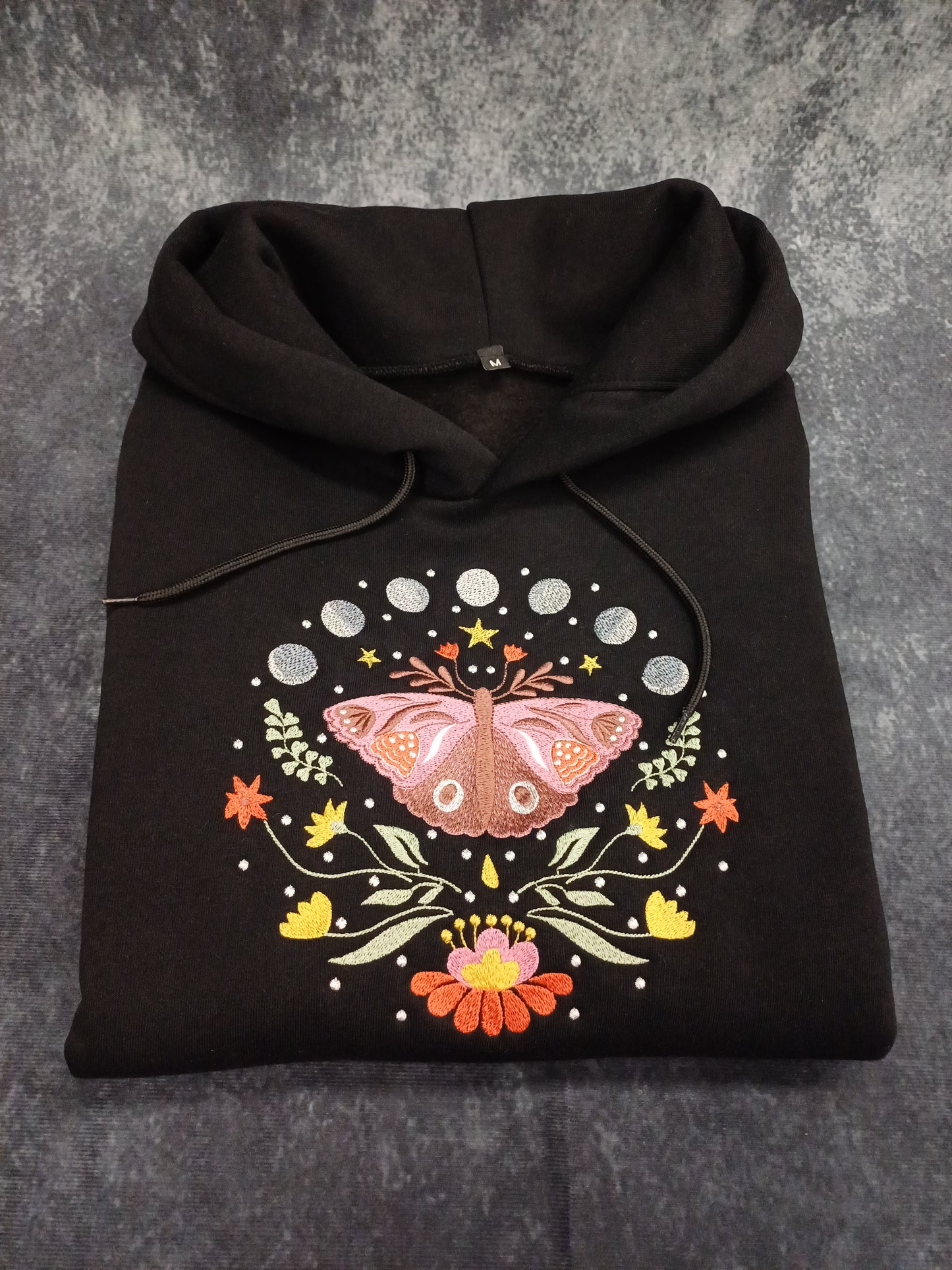 Moonlight Moth Embroidered Sweatshirt