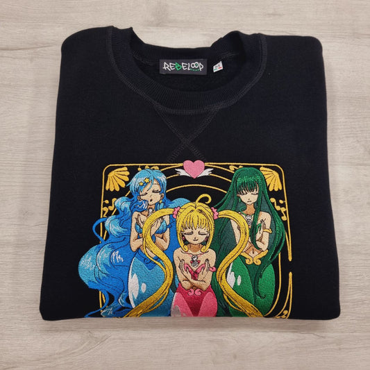 Felpa ricamata Mermaid Melody