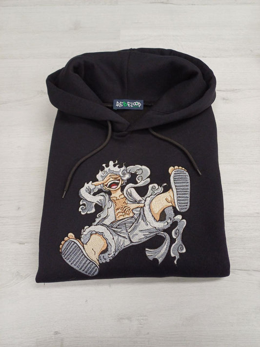 Felpa ricamata Luffy 5th Gear