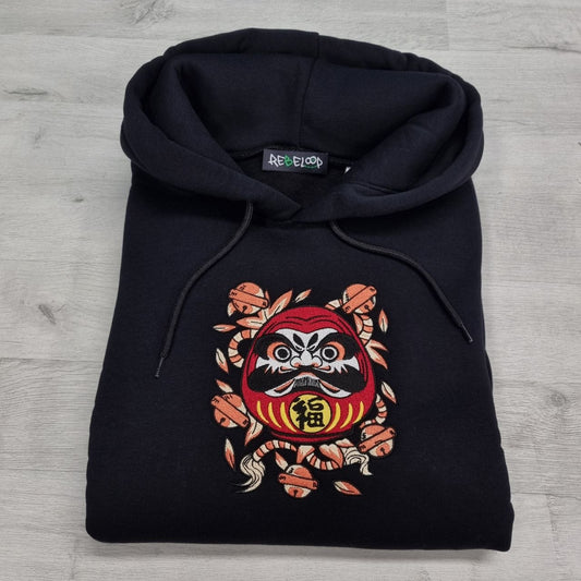 Daruma embroidered sweatshirt