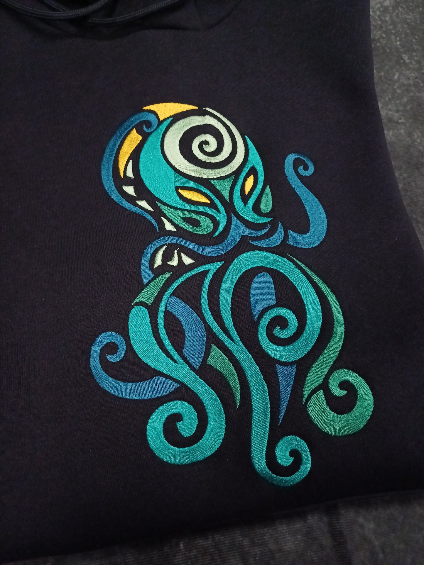 Octopus Embroidered Sweatshirt