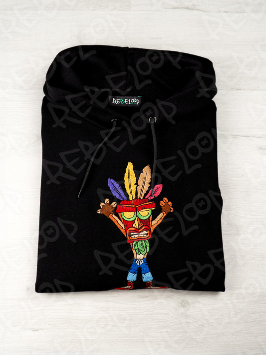 Felpa ricamata Crash Bandicot