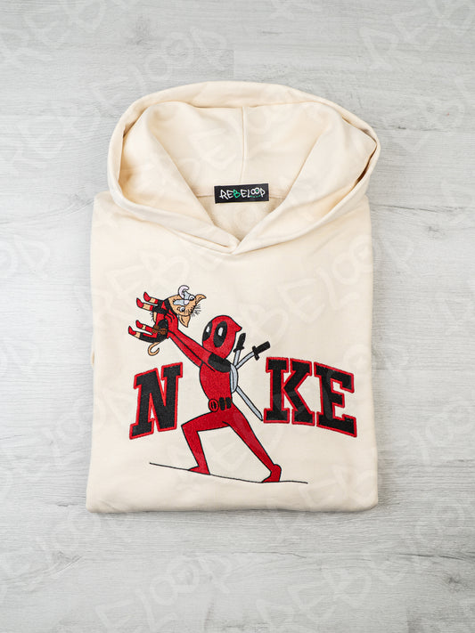 Felpa ricamata Deadpool & Dogpool