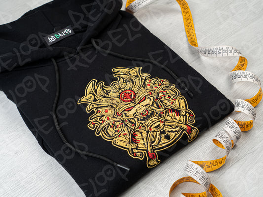 Felpa ricamata Samurai V.1
