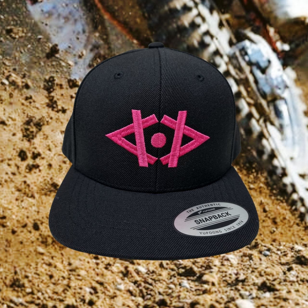 Snapback Black - Pink Fluo