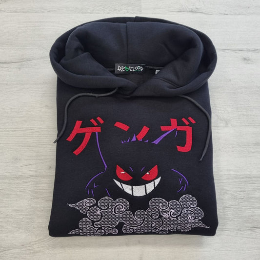 Felpa ricamata Gengar Black