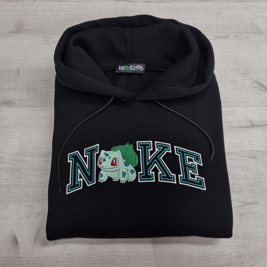 Felpa ricamata Bulbasaur (black)