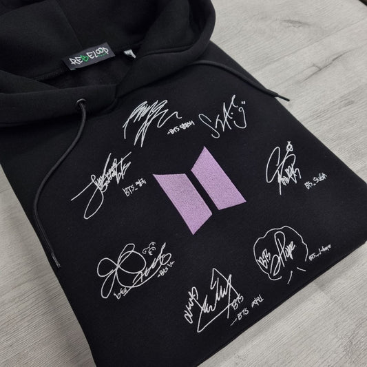 BTS Embroidered Sweatshirt