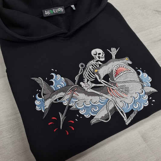 Shark embroidered sweatshirt