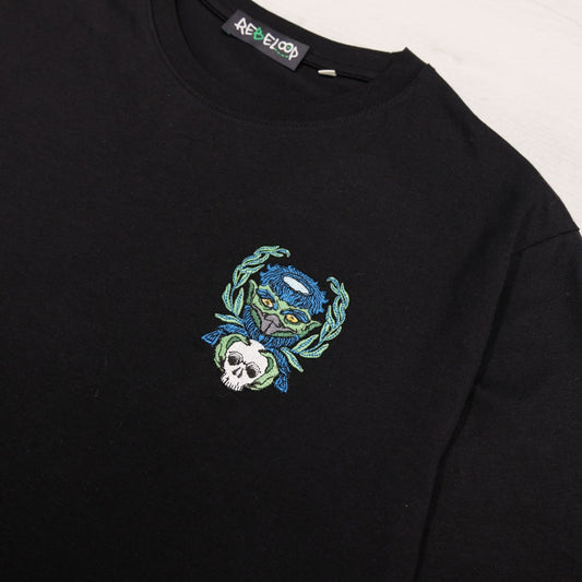 Kitsune Embroidered T-Shirt