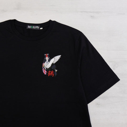 Kitsune Embroidered T-Shirt