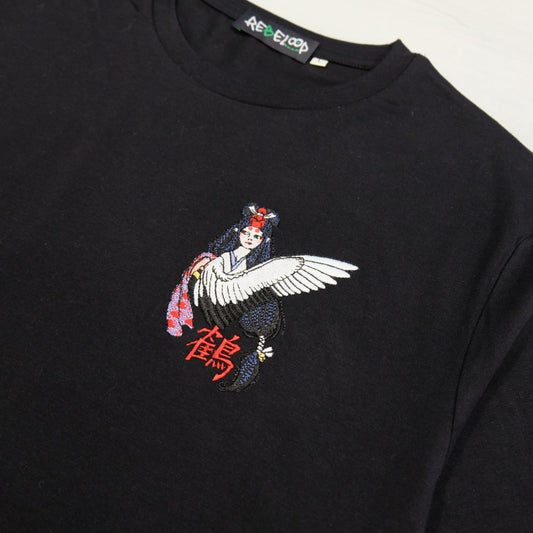 Kitsune Embroidered T-Shirt
