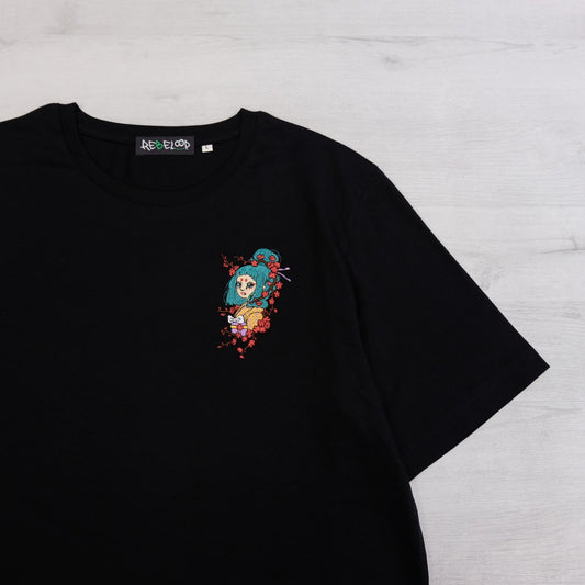 Kitsune Embroidered T-Shirt