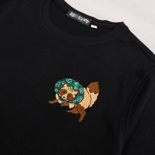 Kitsune Embroidered T-Shirt