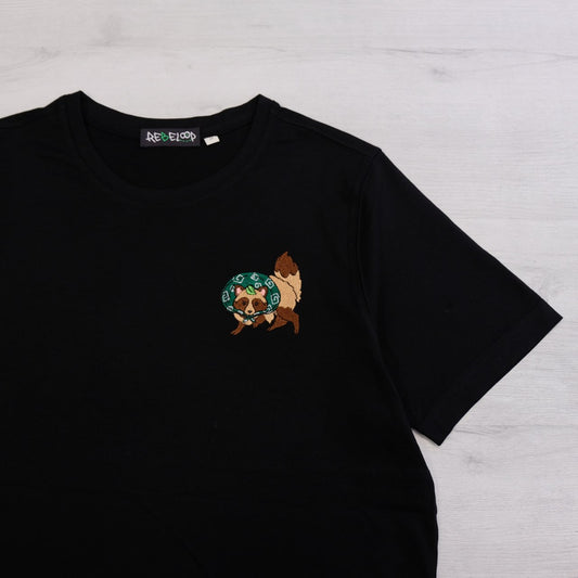 Kitsune Embroidered T-Shirt