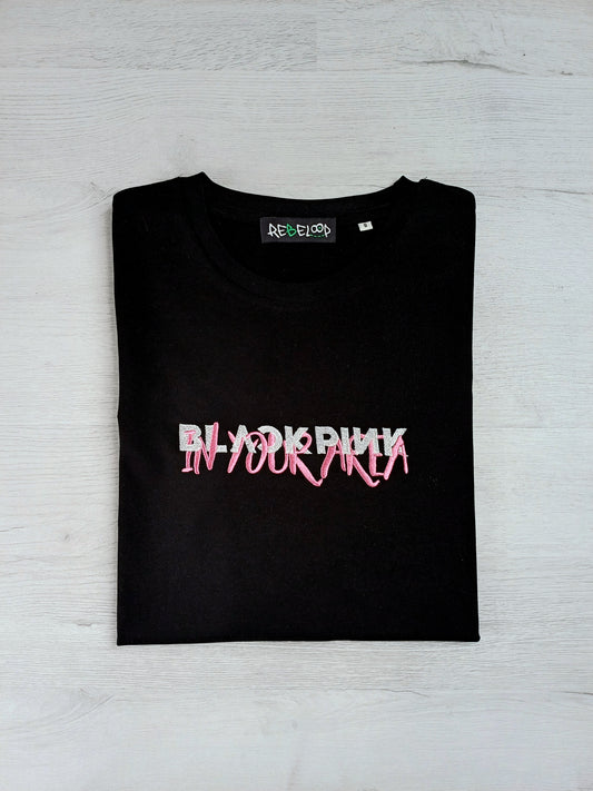 T-shirt ricamata Blackpink