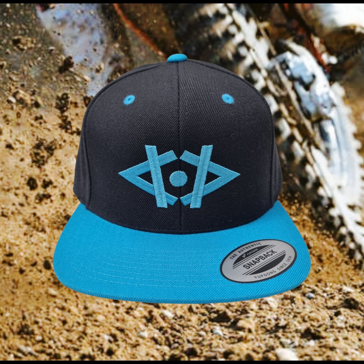 Snapback Azure fluo