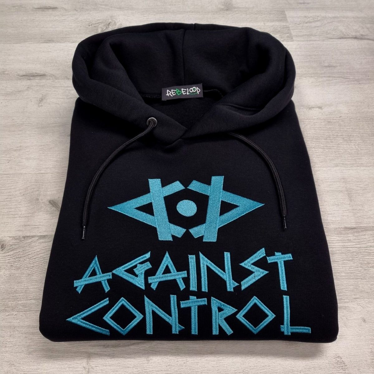 Felpa Against Control - Azure Fluo